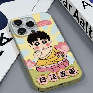 好运连连适用于苹果16PRO/14PLUS小众款流行安卓FINDX8IQOO10VIVOY12红米K60ULTRA三星A12亮面菲林硬壳手机壳