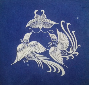 贵州蜡染丹寨蜡染黔东南蜡染衣服代加工板蓝根植物染色蓝染民族风