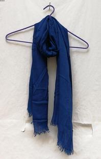 丹寨蜡染围巾蓝染围巾定制加工板蓝根植物蓝染全棉区纯色 包邮