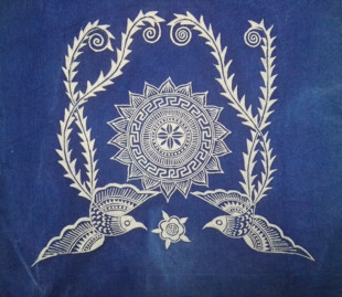 贵州手工蜡染丹寨传统蜡染植物染板蓝根蓝靛泥销售蜡染培训技艺