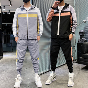 套装男士运动秋季潮流男装卫衣两件休闲一套A074-T32—P85图片