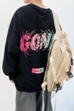 港风秋季卫衣男圆领套头卫衣夜光上衣A074-WY26-P60，男装卫衣，星座210-1