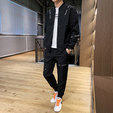 2021春秋季衣服套装男潮流潮牌男士卫衣帅气帅气男装A074-TZ9382，男装卫衣，星座210-1