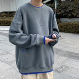 青少年加绒卫衣男宽松印花潮A074-W935，男装卫衣，星座210-1