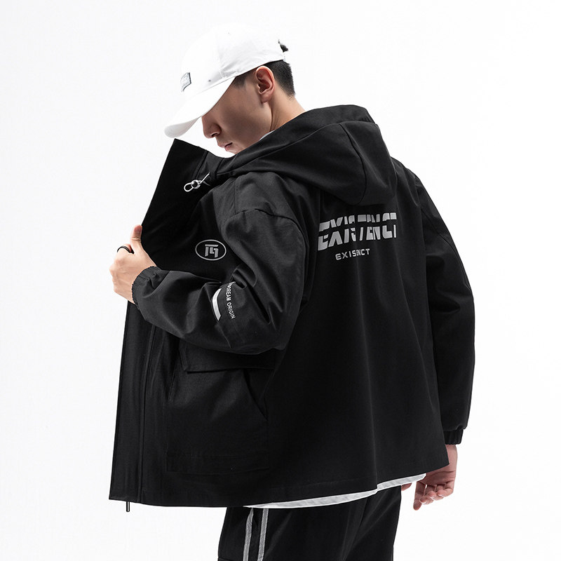 高品质秋季夹克外套青少年潮流时尚休闲外套男上衣A074-JK726-P80,男装夹克,星座210-1