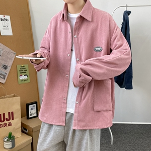 秋季潮流衬衫男长袖灯芯绒衬衫A210-A2262图片