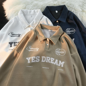 2024春季卫衣男翻领潮牌卫衣INS卫衣潮流上衣衣服A210-WY5307-P45图片