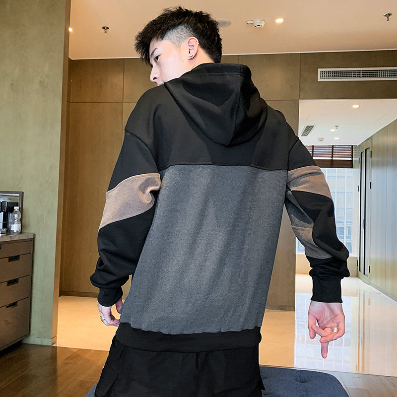 2021春秋季卫衣男青少年圆领套头潮流卫衣时尚款A074-AW906-P35,男装卫衣,星座210-1