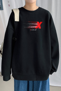 爆款  秋冬季加绒加厚圆领卫衣男保暖打底衫 W932-P35图片