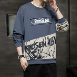 男士青春流行卫衣宽松圆领休闲时尚潮男精品服饰A074-A225-P25，男装卫衣，星座210-1