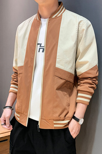 2021春秋季夹克男 开衫夹克外套青少年潮流休闲夹克A074-JK1803-P60图片