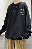 新款秋季新款潮流圆领卫衣男A210-A8666，男装卫衣，星座210-1