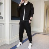 卫衣一套男装韩版潮流秋款男士休闲运动两件套装A074-TZ7101，男装卫衣，星座210-1