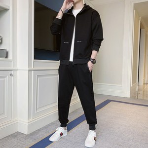 卫衣一套男装韩版潮流秋款男士休闲运动两件套装A074-TZ7101图片