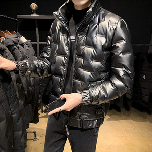 冬季羽绒服男薄款立领时尚羽绒服男A074-A026图片