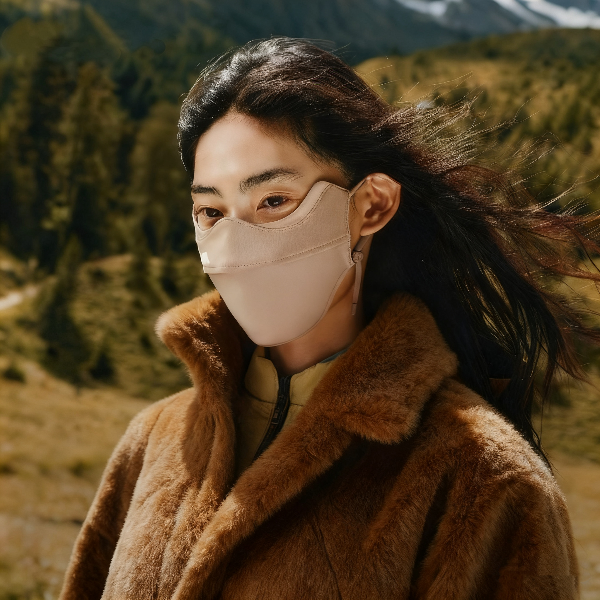 蕉下保暖口罩男女同款防晒抗风秋冬防寒密绒保温透气脸焦下面罩冬