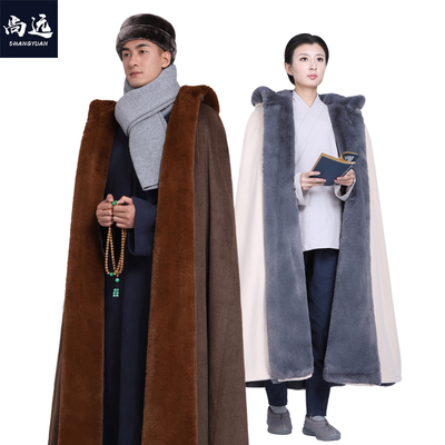尚远藏式居士服僧服打坐披风修行禅修密宗披风斗篷喇嘛服僧衣冬装
