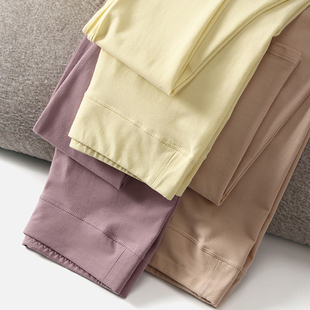 女中高腰修身 磨毛棉保暖裤 大码 7A抑菌薄款 打底衬裤 A类婴童棉秋裤