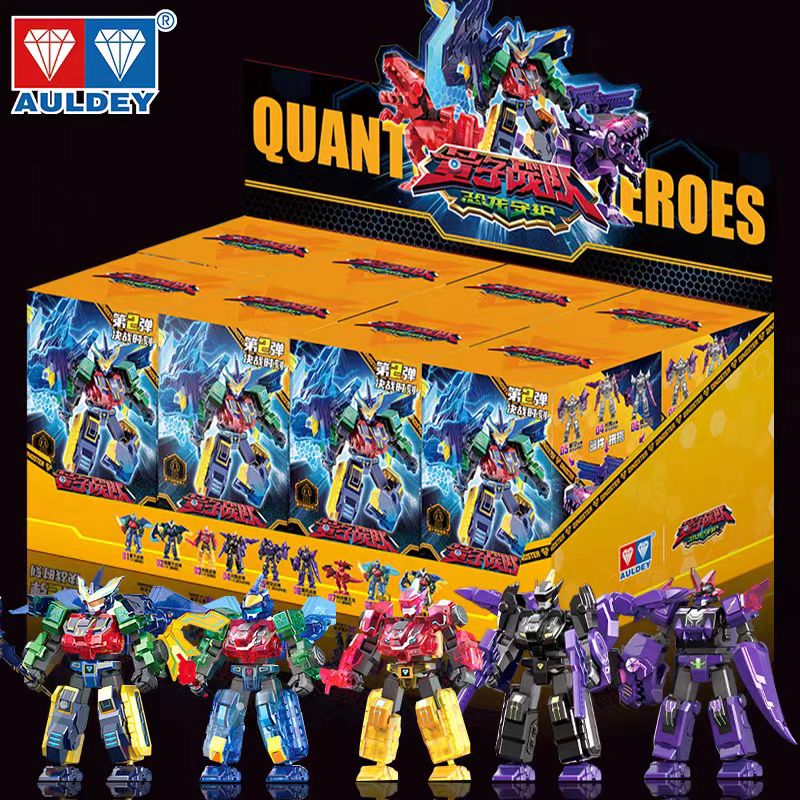 量子战队恐龙守护积木人偶