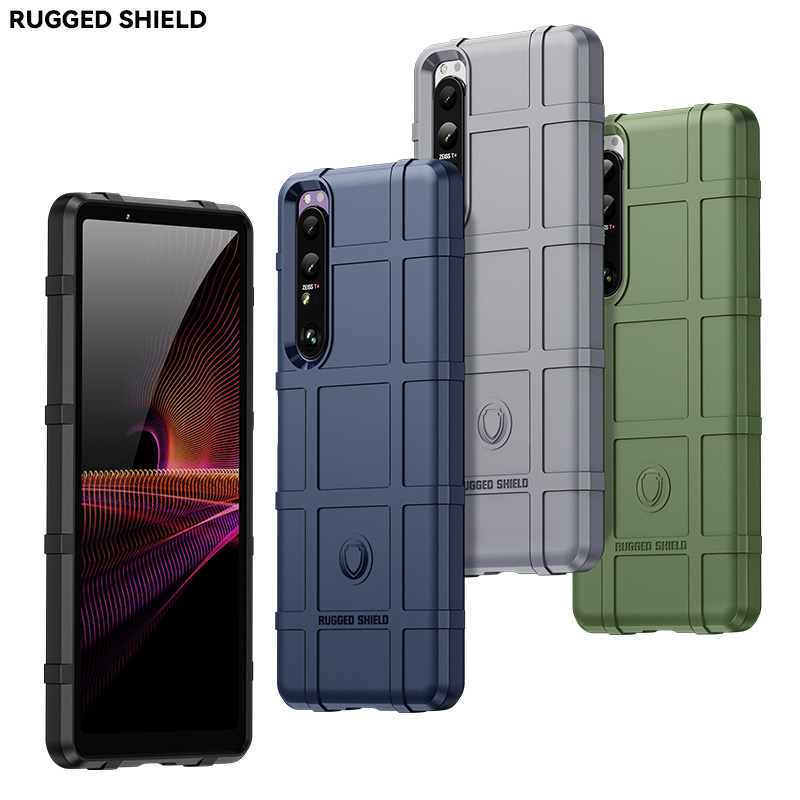 适用于索尼1 III手机套10 II外壳XZ5/5软硅胶XA3防摔磨砂加厚护盾
