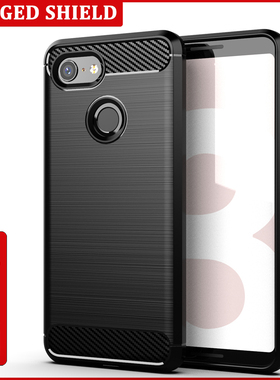 适用于拉丝谷歌3手机壳Pixel3XL手机套3XL 2XL 2防摔全包软壳套
