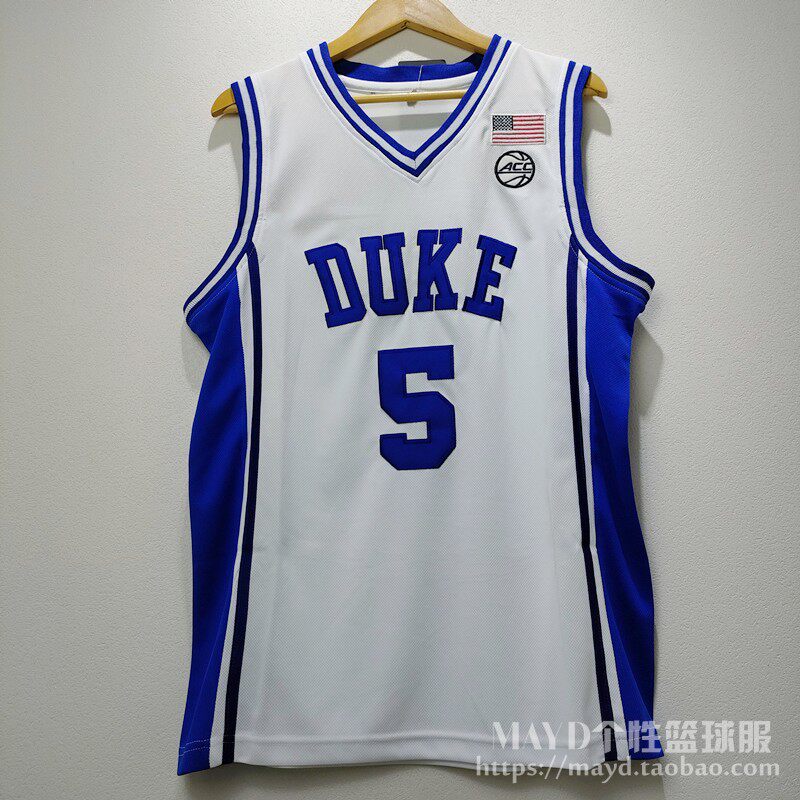 班切罗杜克大学球衣 5号班凯罗复古小众刺绣篮球服夏季运动背心男
