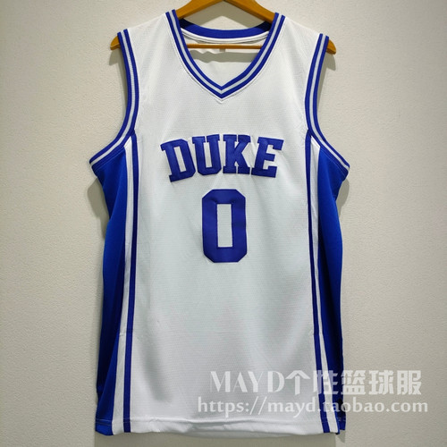 麦凯恩杜克McCain篮球服美式V领