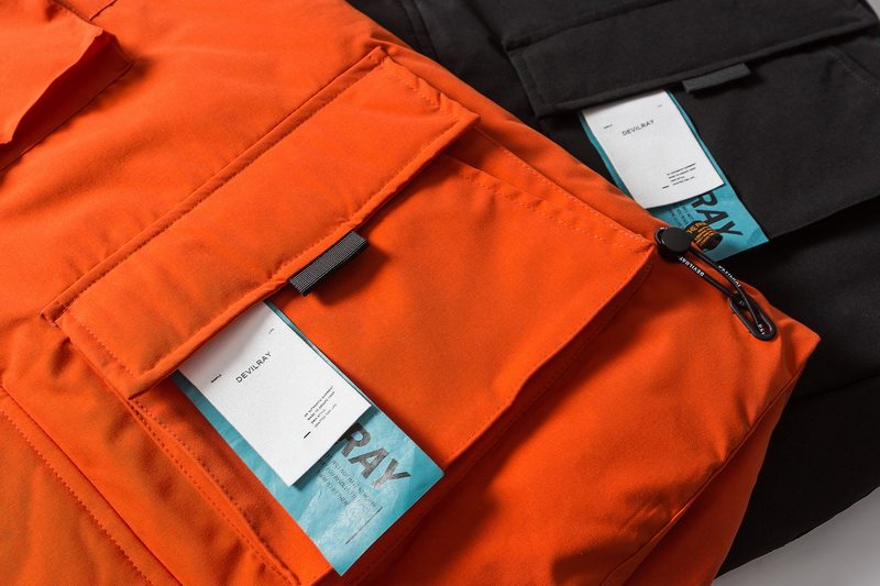 DEVILRAY山一2025冬季新款拆卸帽立体袋棉服-MY072/P180248,男装棉衣,电商S003
