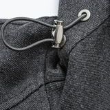 NR秋季253WY13151巴拉克拉法连帽弯刀袖卫衣深灰P95K128，男装卫衣，电商S003