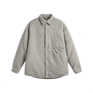 NR24冬新244YR07160高端呢料衬衫版羽绒服90白鸭绒P255K378图片