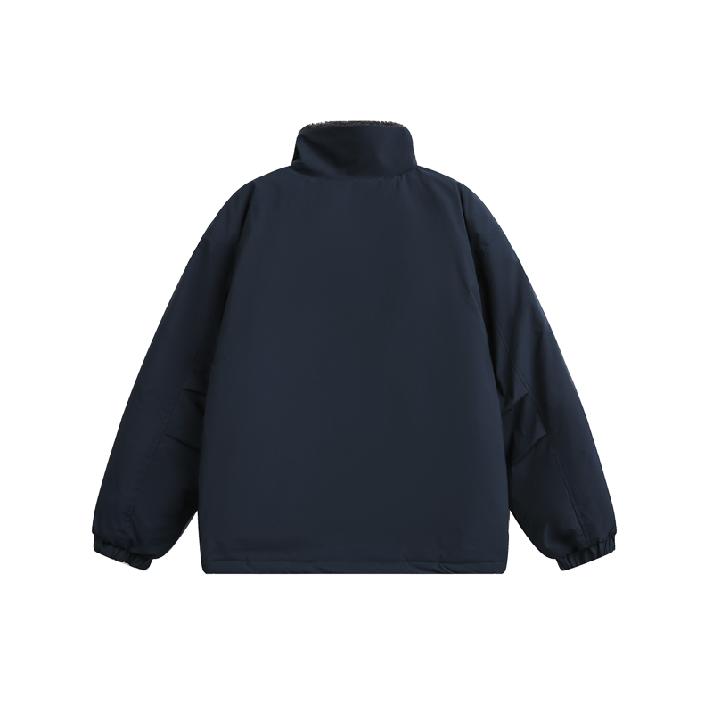 山一商店254MY09240巴恩风复古羊羔毛单排扣城市猎装棉服P165K248，男装棉衣，电商S003