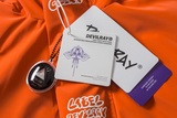 DEVILRAY山一2025冬季卡通字母橘色羽绒服--YR266/P300418，男装羽绒服，电商S003