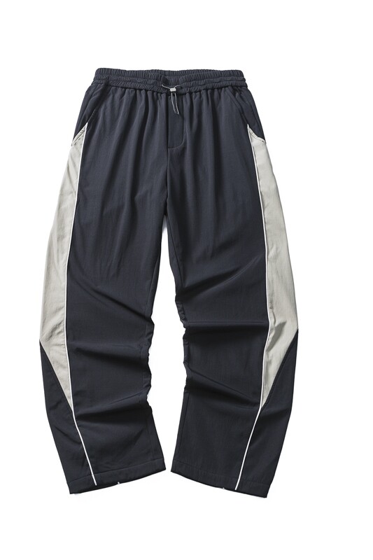 原B429山一商店-234CK09269户外机能弧形撞色长裤P100-K128,男装休闲裤,电商S003