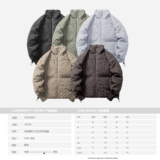 DEVILRAY山一冬新标编制工艺立领大码羽绒服YR376-P350控430，男装羽绒服，电商S003