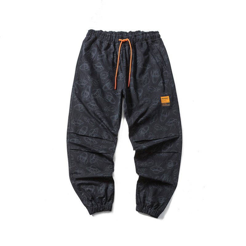 山一商店B429-2021日系潮男加绒小飞碟束脚裤-CK270/P80 108图片