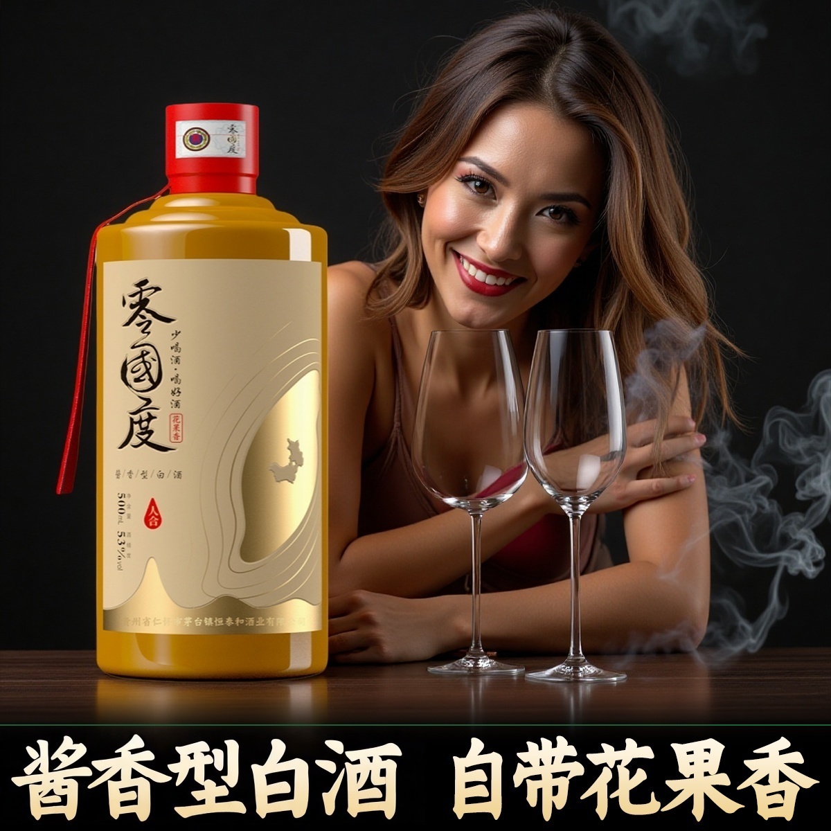 贵州酱香型53度白酒高端坤沙大曲原浆窖藏酒高度纯粮食茅香味整箱