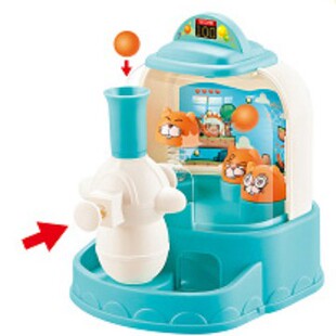 地鼠射击台 桌面弹射珠子 打地鼠游戏 儿童益智趣味按压弹珠机