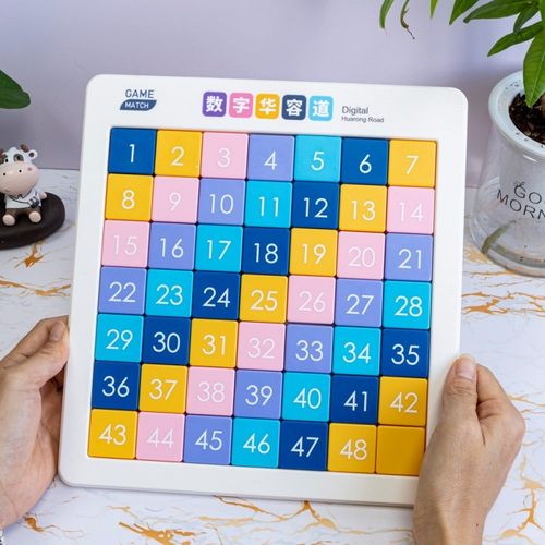 磁力数字华容道顺滑全套教具逻辑