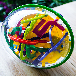 爱可优迷宫球幻智球299关 走珠立体轨道迷宫 儿童专注力益智玩具