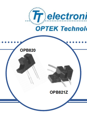 TT/OPTEK OPB820S3 峰值波长890nm的非接触式槽形光电开关系列
