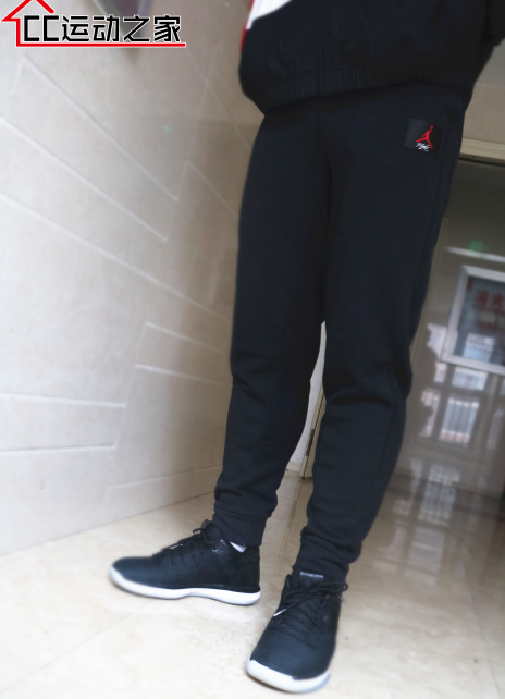 air jordan flight aj4乔丹春秋男抓绒收口收脚运动长裤bq7967-01
