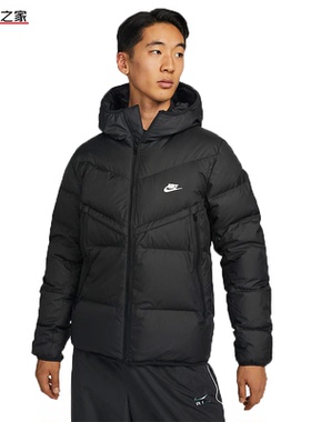 Nike耐克男子秋冬新款运动保暖舒适休闲连帽羽绒服夹克DV1132-010