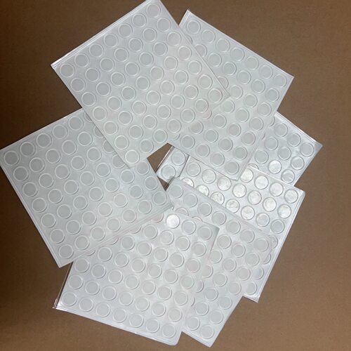 透明胶垫/防滑胶粒/防撞胶粒平面圆柱15mm*2mm厚度（49）粒