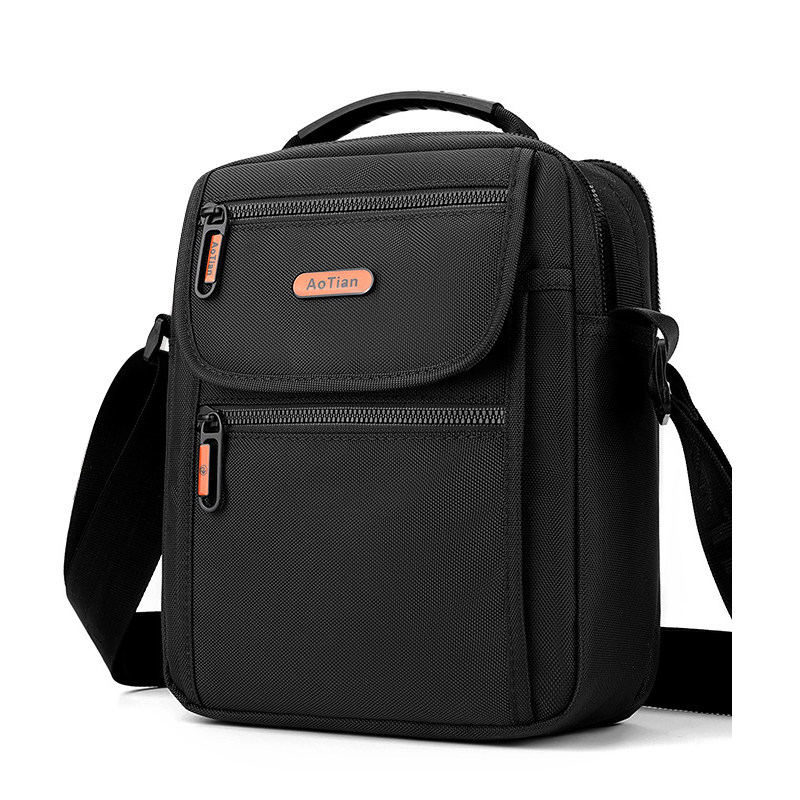 适用于7.12寸华为单肩斜挎手机包多拉链隔层迷你斜挎小背包可手提