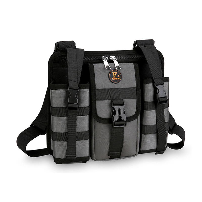 装7.9寸平板放8CM直径保温杯雨伞一体包户外单肩小挎包带水杯位