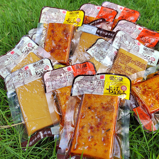 龙岩脆口袋长汀手工豆干五香香辣烧烤口味非油炸嚼劲零食豆腐干