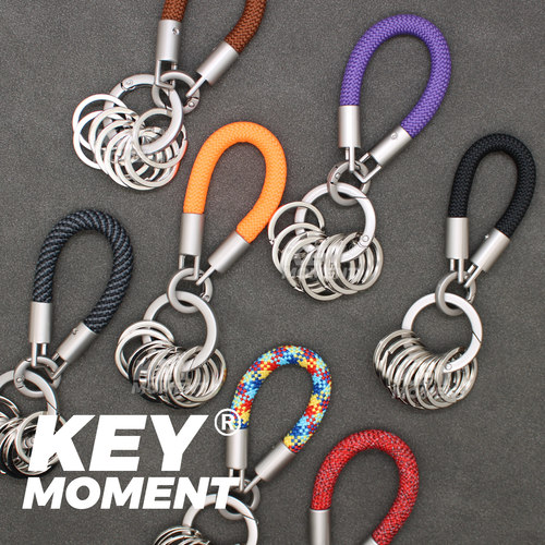KEYMOMENT原创合金多环钥匙扣链