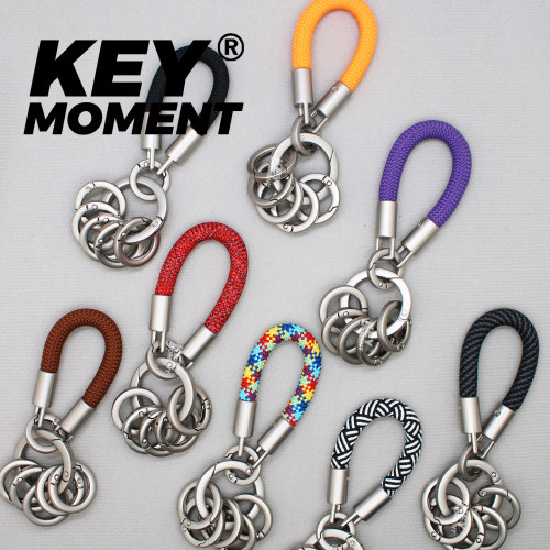 KEYMOMENT原创合金钥匙扣多圈环