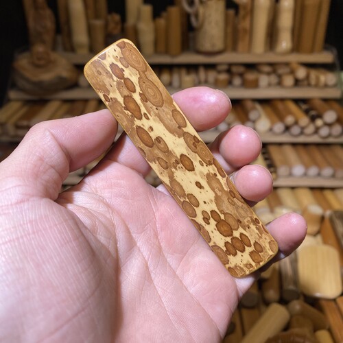 22-105-5mm梅妃竹手把件无事牌，一物一链接，拍了下架，远山工