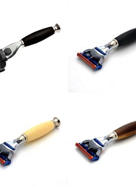 Pure Badger-适用三刀片五刀片男士手动卡夹安全剃须刀刮胡刀德国